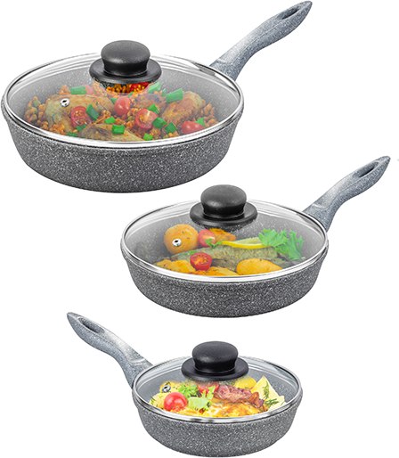 Набор сковородок Elan Gallery Гармония вкуса / 120575+3