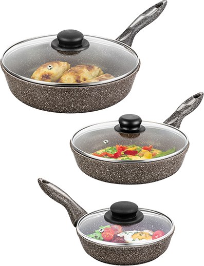 Набор сковородок Elan Gallery Гармония вкуса / 120311+3