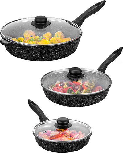 Набор сковородок Elan Gallery Гармония вкуса / 120139+3