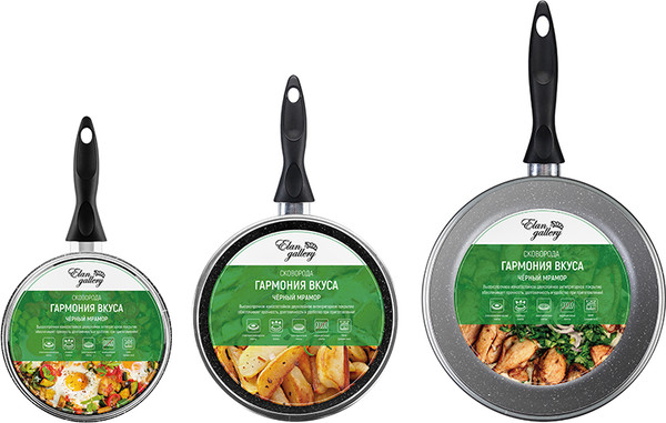 Набор сковородок Elan Gallery Гармония вкуса / 120137+3