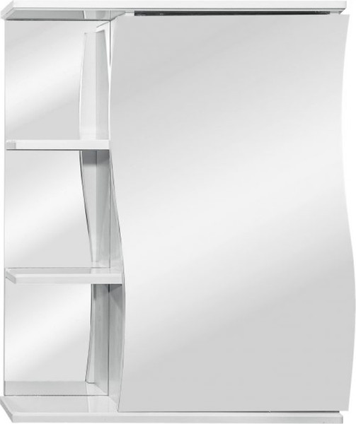 Шкаф с зеркалом для ванной Tivoli Стиль Волна 60 / 470573 - фото