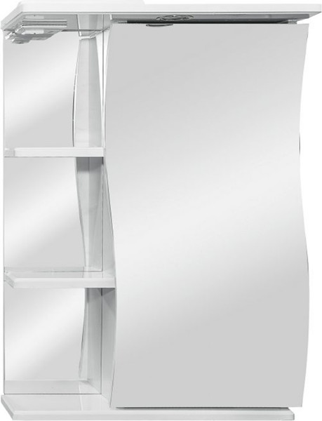 Шкаф с зеркалом для ванной Tivoli Стиль Волна 55 / 470565 - фото