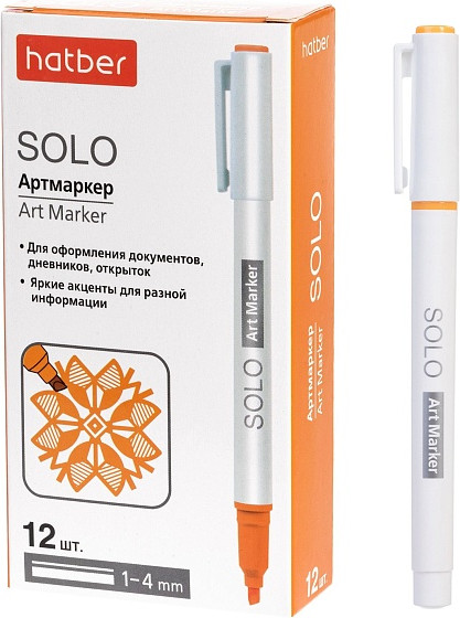 Текстовыделитель Hatber Solo Neon / HL_088691