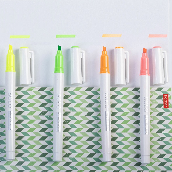 Текстовыделитель Hatber Solo Neon / HL_088691