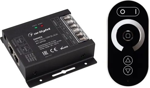 Диммер для светодиодной ленты Arlight ARL-OVAL-DIM Black / 027156 - фото
