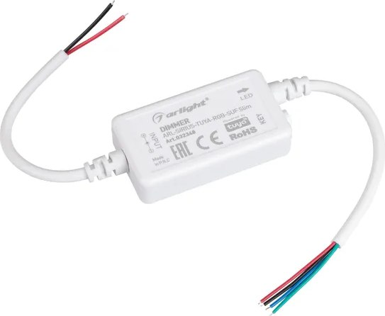 Диммер для светодиодной ленты Arlight ARL-SIRIUS-TUYA-RGB-SUF Slim / 032348 - фото