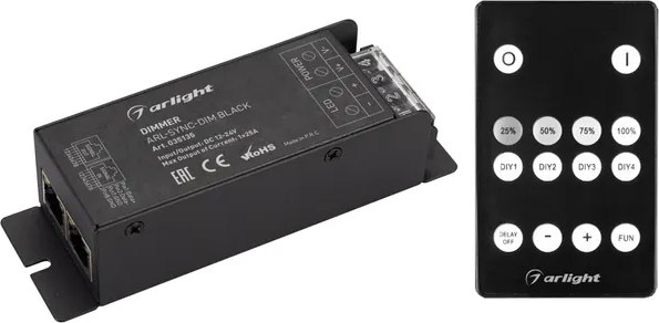 Диммер для светодиодной ленты Arlight ARL-SYNC-DIM Black / 035135 - фото