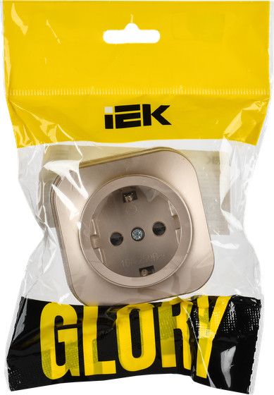 Розетка IEK Glory ERH11-K37M-16