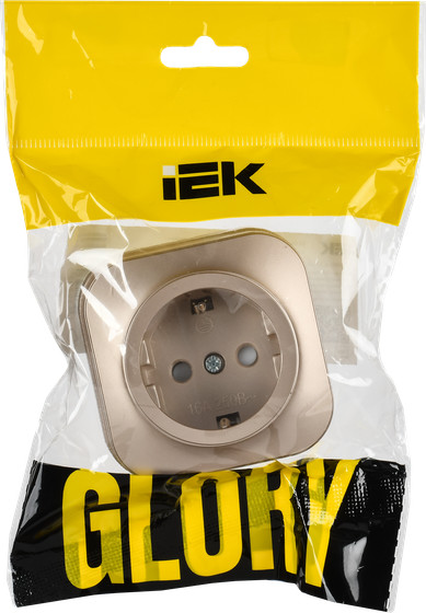 Розетка IEK Glory ERH14-K37M-16
