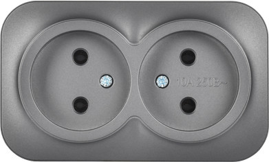 Розетка IEK Glory ERH20-K46M-10