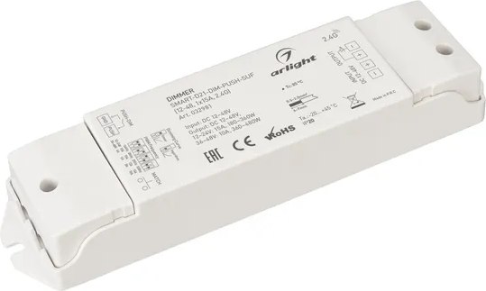 Диммер для светодиодной ленты Arlight SMART-D21-DIM-PUSH-SUF / 032981 - фото