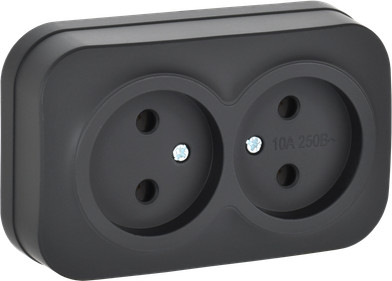 Розетка IEK Glory ERH20-K02M-10 - фото