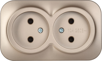 Розетка IEK Glory ERH20-K37M-10