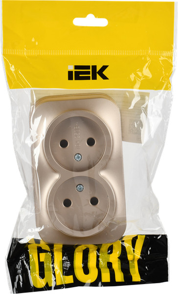 Розетка IEK Glory ERH20-K37M-10