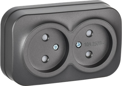 Розетка IEK Glory ERH23-K46M-10 - фото