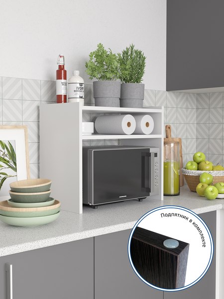 Полка Горизонт Мебель Асти под микроволновку