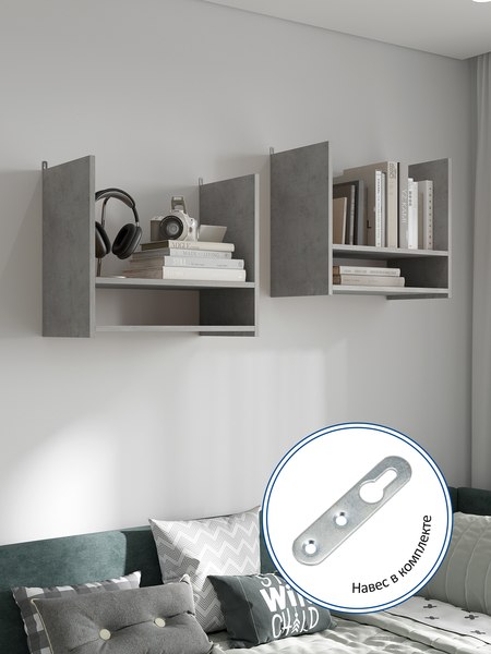 Полка Горизонт Мебель Асти под микроволновку