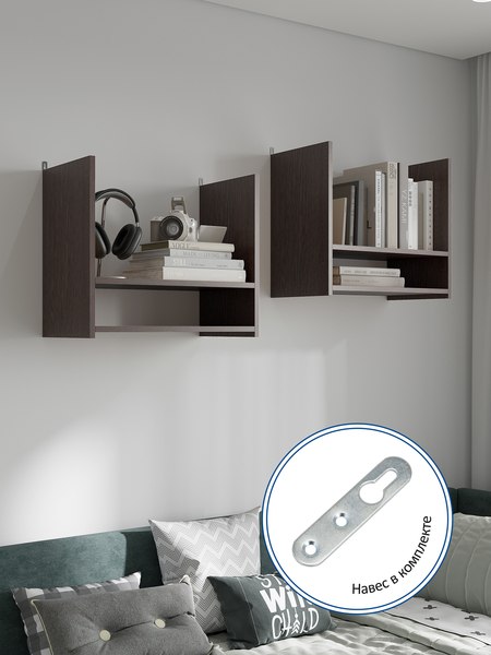 Полка Горизонт Мебель Асти под микроволновку