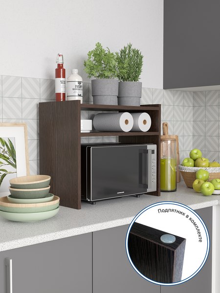 Полка Горизонт Мебель Асти под микроволновку