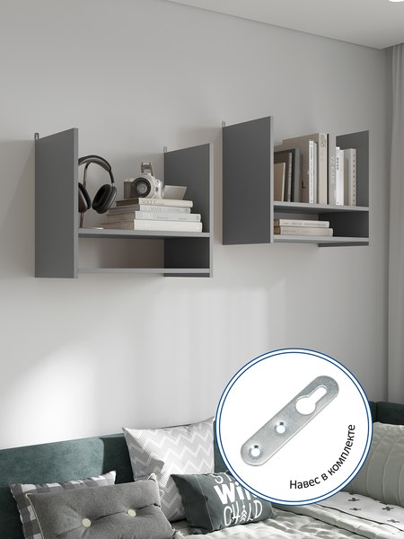 Полка Горизонт Мебель Асти под микроволновку