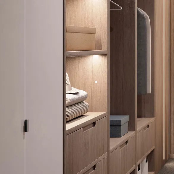 Диммер для светодиодной ленты Arlight SR-NAVE-RECESSED-R18-WH / 046121