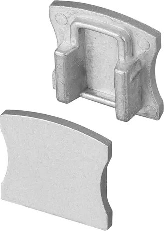 Заглушка для профиля Arlight ALU-SLIM-H15 глухая / 019448 - фото