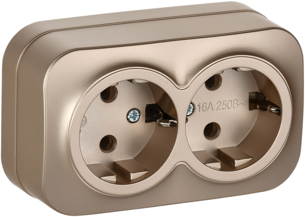 Розетка IEK Glory ERH21-K37M-16 - фото