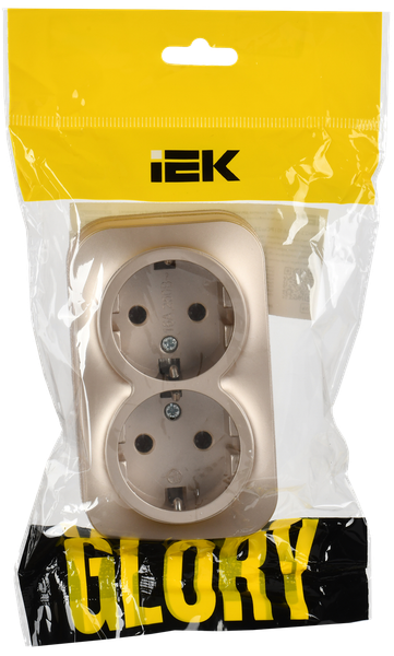 Розетка IEK Glory ERH21-K37M-16