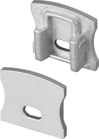 Заглушка для профиля Arlight ALU-SLIM-H15 с отверстием / 019449 - фото