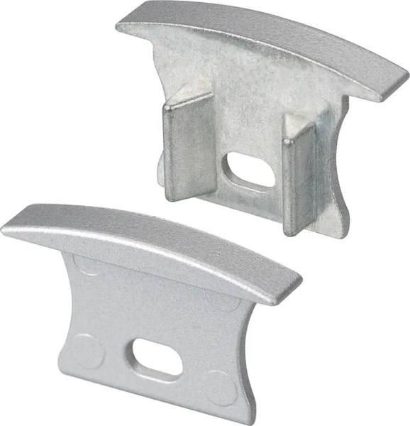 Заглушка для профиля Arlight ALU-SLIM-H15-F с отверстием / 018253 - фото