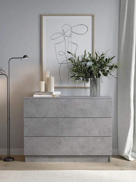 Комод Горизонт Мебель Нео 1050 3 ящика