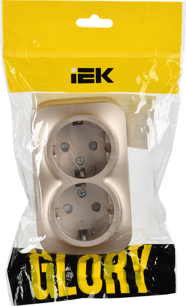 Розетка IEK Glory ERH24-K37M-16