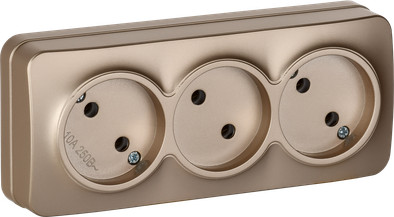 Розетка IEK Glory ERH30-K37M-10 - фото