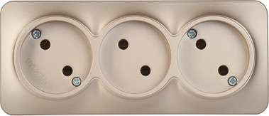 Розетка IEK Glory ERH30-K37M-10