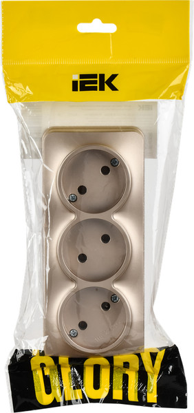 Розетка IEK Glory ERH30-K37M-10
