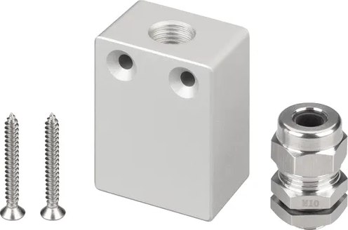 Заглушка для профиля Arlight ARH-FLOOR27-H28-DOWN с отверстием / 040161 - фото