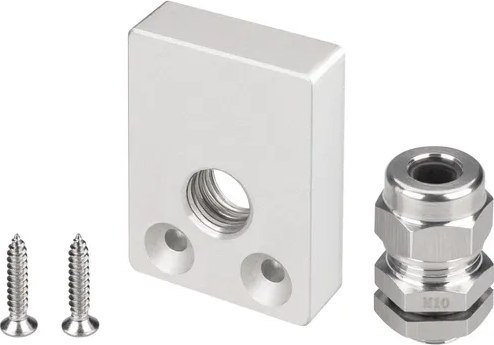 Заглушка для профиля Arlight ARH-FLOOR27-H28-SIDE с отверстием / 038702 - фото