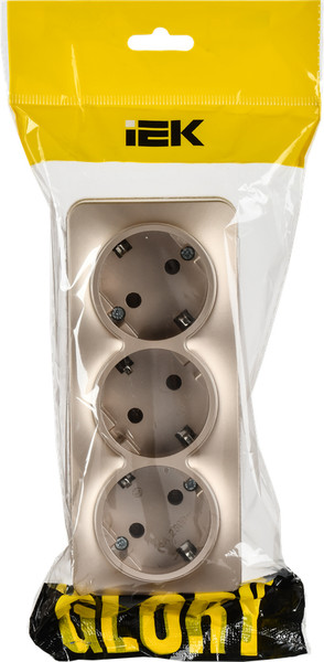 Розетка IEK Glory ERH31-K37M-16