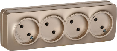 Розетка IEK Glory ERH40-K37M-10 - фото