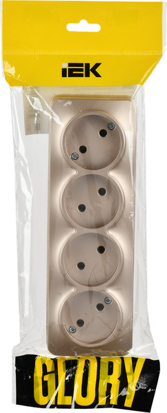 Розетка IEK Glory ERH40-K37M-10