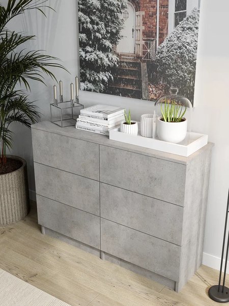 Комод Горизонт Мебель Нео 1050 6 ящиков