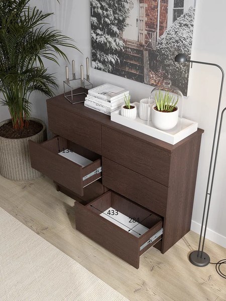 Комод Горизонт Мебель Нео 1050 6 ящиков