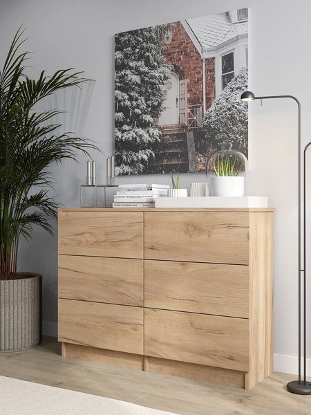 Комод Горизонт Мебель Нео 1050 6 ящиков