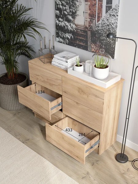 Комод Горизонт Мебель Нео 1050 6 ящиков