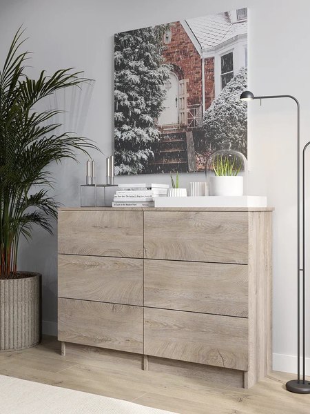 Комод Горизонт Мебель Нео 1050 6 ящиков