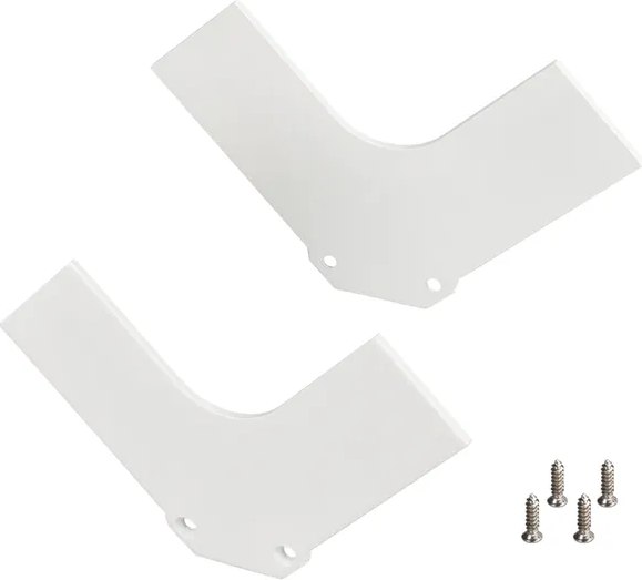 Заглушка для профиля Arlight ARH-V-DUAL-HID WHITE глухая / 035647 - фото