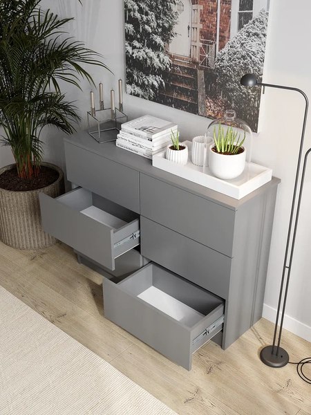 Комод Горизонт Мебель Нео 1050 6 ящиков