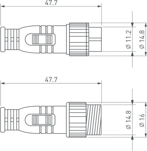 Заглушка для профиля Arlight ARL-LINE-CAP-2pin-SET / 042610