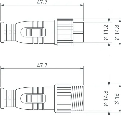 Заглушка для профиля Arlight ARL-LINE-CAP-3pin-SET / 042258