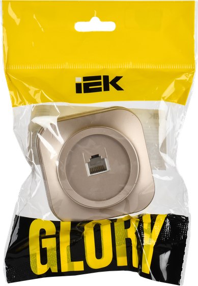 Розетка IEK Glory EKH10-K37M